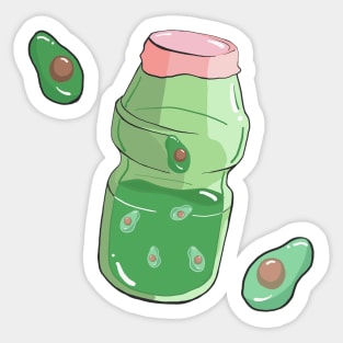 Avocado Yogurt Drink! Sticker